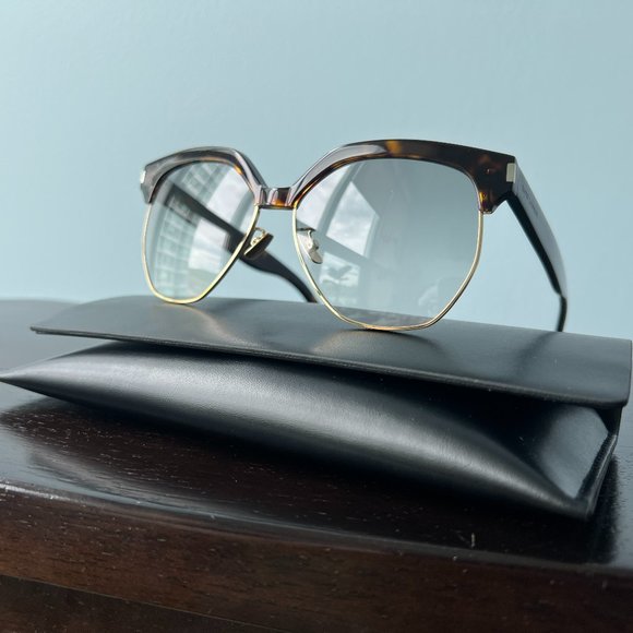 Saint Laurent 59mm Oval Sunglasses - Picture 2 of 12